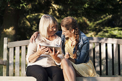 Wearing hearing aids allow you to enjoy your friends company at dinner