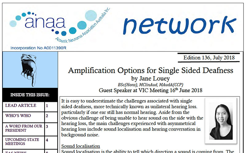 Amplification Options for Single Sided Deafness
