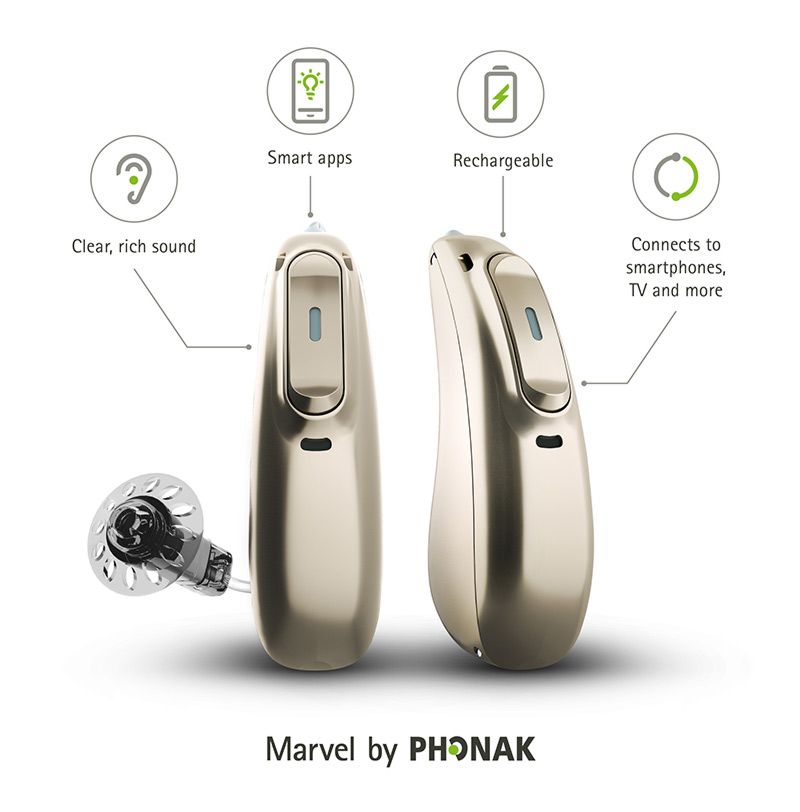 Marvel Rechargeable hearing aids