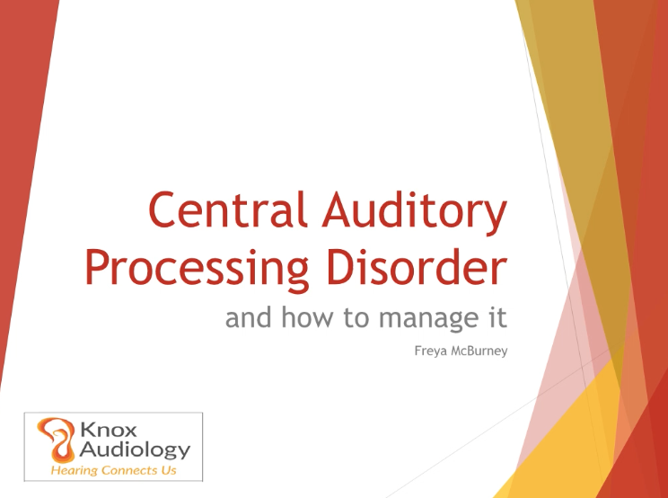 Central Auditory Processing Disorder