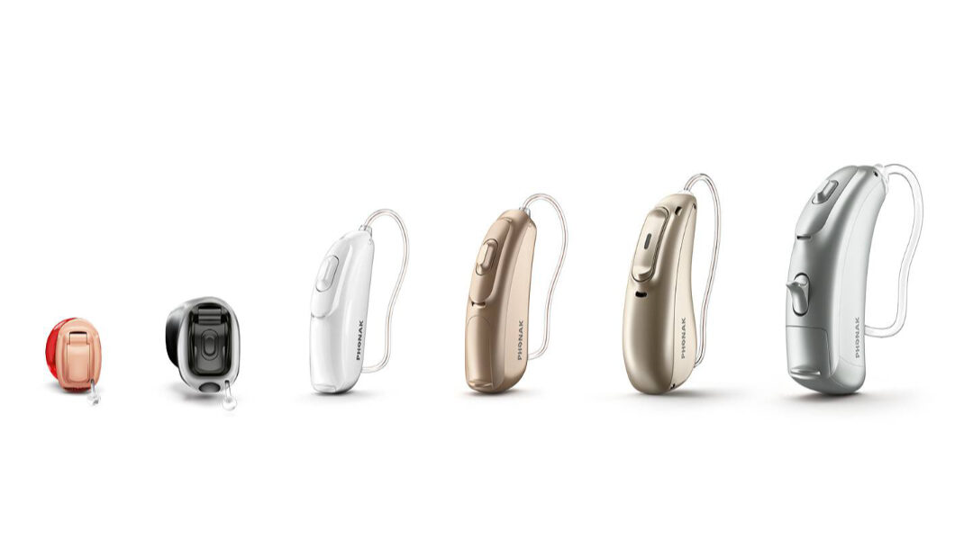 Different types of hearing aids