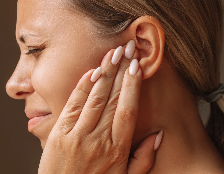 Helping young woman With Tinnitus Helping young woman With Tinnitus